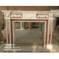 Red Stone Fireplace Mantel (FPS-G089)
